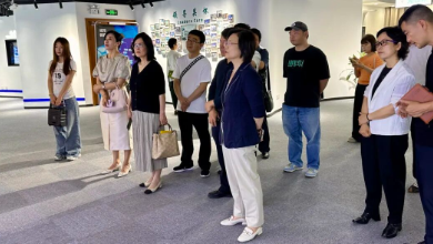 余杭區(qū)政協(xié)副主席斯建剛一行蒞臨健培科技考察調研